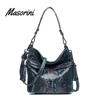 

Snakeskin Pattern 2020 Crossbody Bags for Women Leather Shoulder Bag Designer Handbags High Quality Shoulder Bag Pu Leather