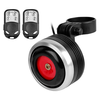 

125db Horn USB Rechargeable Sound Alarm Waterproof Bicycle Electric Bell Scooter