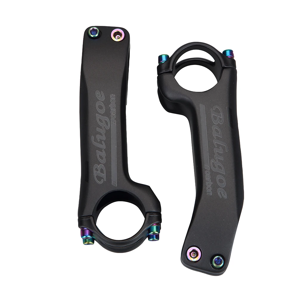 BALUGOE T1000 Carbon MTB mother bike 6/17 grade 31.8MM Road Bike carbon stem positive and negative Cycling parts Bicycle Stem