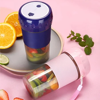 

Wireless Charging Juicing Cup Mini Design Food-Blender Processor Mixer Quick Juice Maker USB Charging 304 Stainless Steel Blade