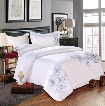 

Hotel 100% cotton 4pcs bedsheet sets