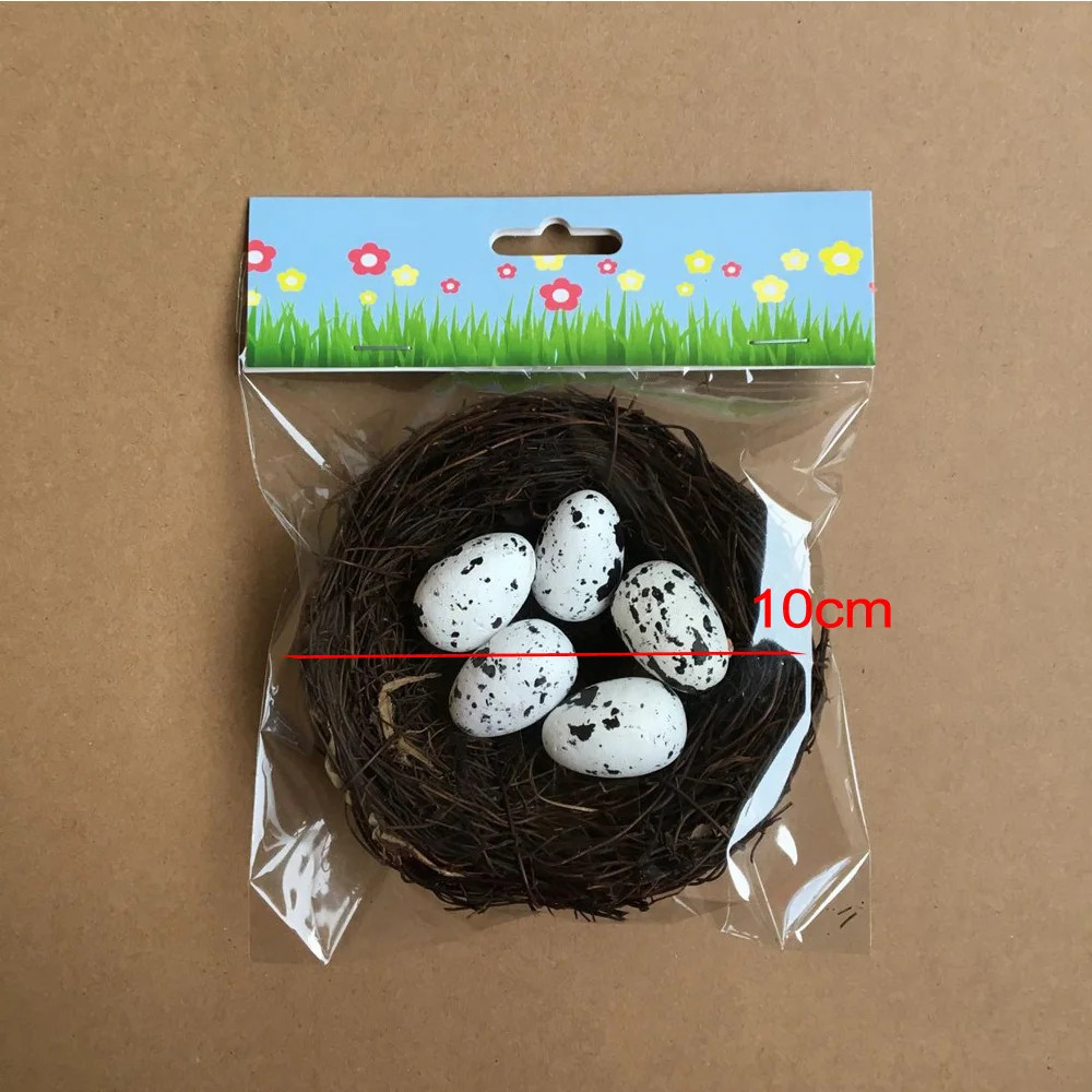 

Handmade Vine Brown Bird Nest House Home Nature Craft Holiday Decoration New