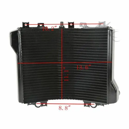 Радиатор мотоцикла кулер Алюминий для Kawasaki ZX11 ZX1100 D1-D9 1992-2002 93 94 95 96 97