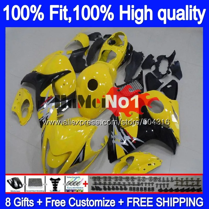 Инъекции для SUZUKI Hayabusa GSXR 1300 GSXR-1300 29MC. 20 GSXR1300 2008 2009 2010 2011 2012 08 09 10 11 12 светильник желтый обтекатель - Цвет: No. 1