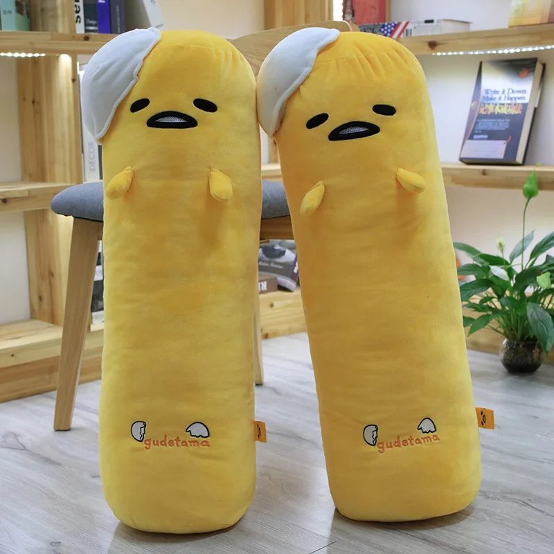 70/110 см Kawaii длинная Gudetama ленивое яйцо плюшевая подушка Фаршированная Jun яичный
