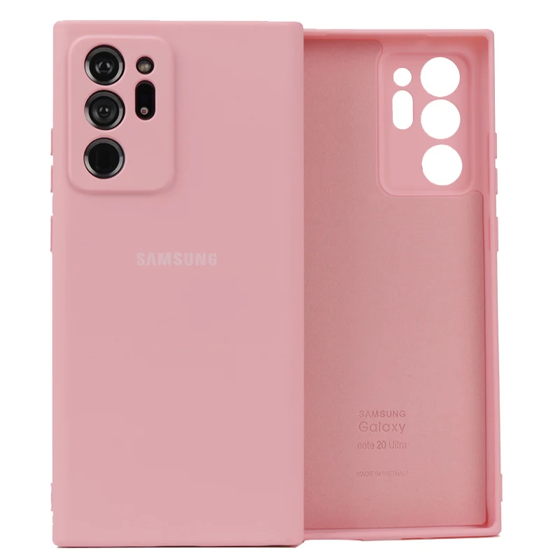 Samsung Galaxy Note 20 Ultra 5G Case Camera Protection Soft Silicone Cover Silky Touch Protective Shell Note20 Note20 Ultra mobile pouch Cases & Covers