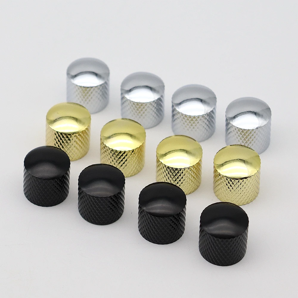 Knobs Potentiometer Tone-Guitar Volume-Tone Metal for 4pcs 6mm Dome