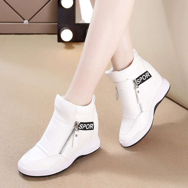 

Women High Heel PU Leather Shoes