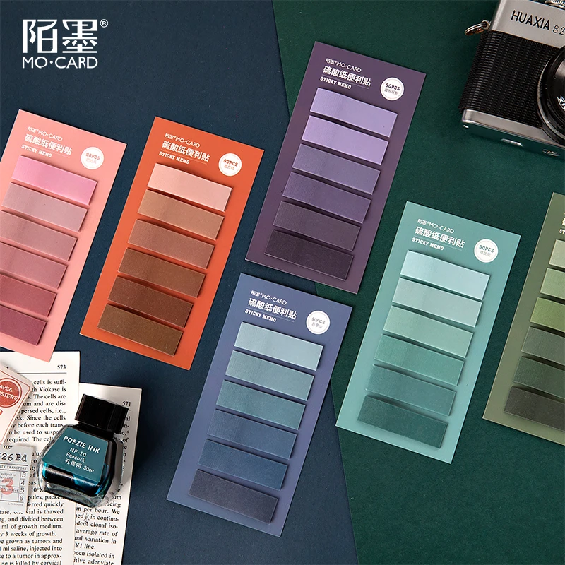 

90sheets Paper Memo Pad Label Tag Index N Times Sticky Notes Bookmark Stickers Hot Sale Sign Planner Message Stationery Supplies