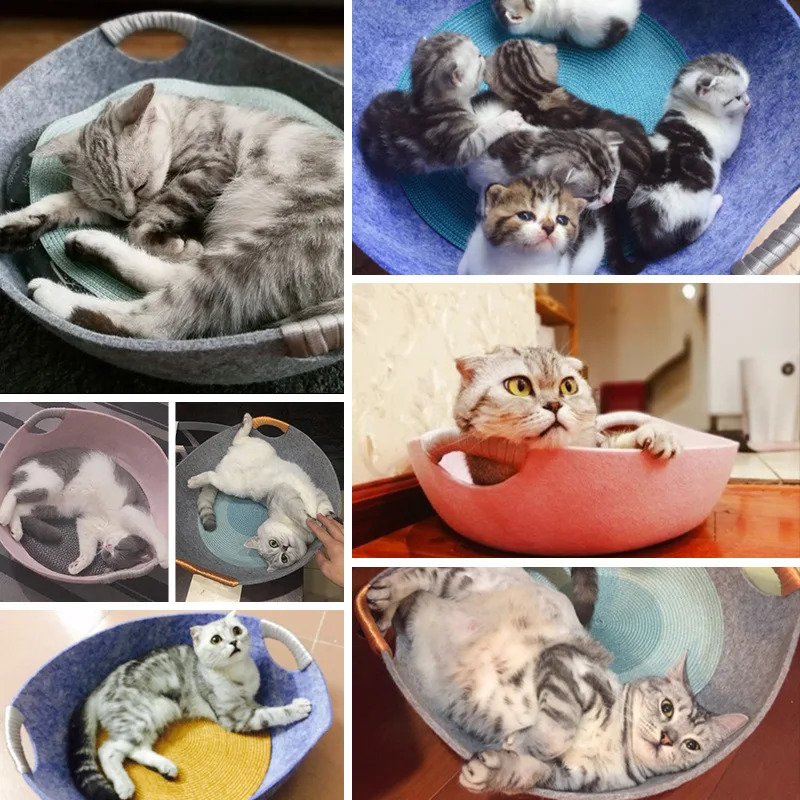 Кошачий домик, напольные протекторы, мячи для домашних животных, лежанки для кошек, гнездо для кошек, домик для кошек, корзина для домашних животных, веселое яйцо, гнездо для домашних животных, домик для кошек, Всесезонная Ro