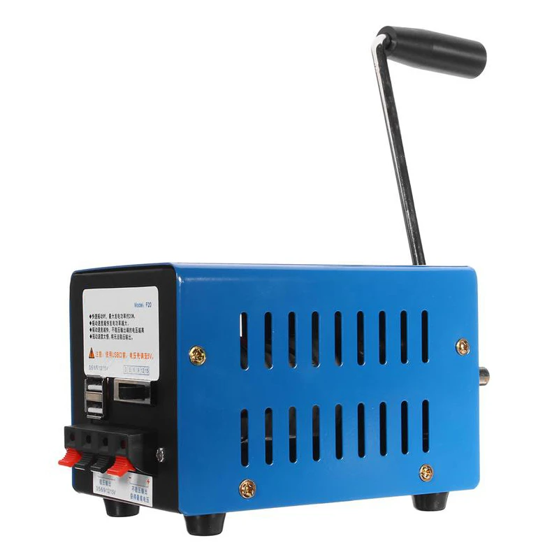 

New High Power Dynamo Charger Portable Emergency Hand Power Hand Crank USB Charging Emergency Survival Hand Crank Generator