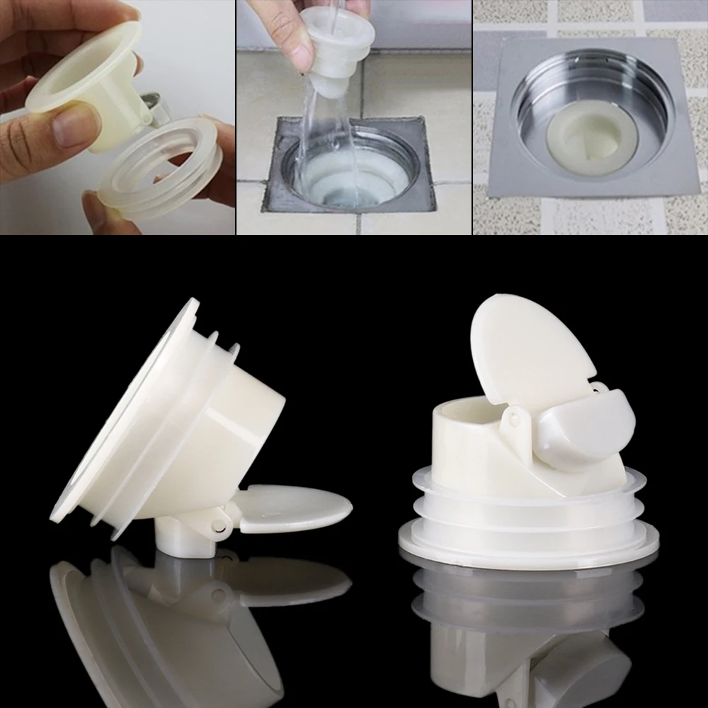 Anti Odor Stopper Floor Drain One Way Valve Shower Drainer Seal Cover Sewer Drain Strainer Kitchen Bathroom Accessories 1Pc drain filter floor drain filter floor drain deodorant shower drain cover drain stopper bathroom sink plug silicone drain stopper floor drain shower drain washbasin drain plug