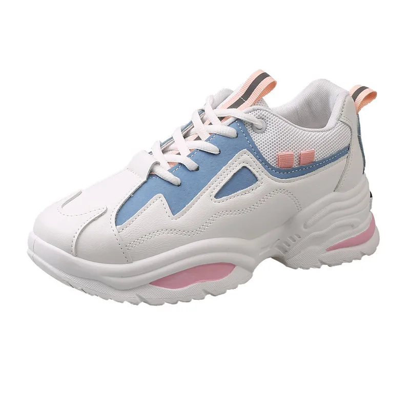 

Women Fashion Vulcanized Sneakers Shoes Thick Bottom Shoes Spring New Ladies Casual Shoes Ladies Large Size U13-44