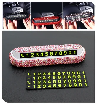 

Car phone number plate universal personality decoration DIY for Fiat Tipo Qubo Panda Mobi 500X Argo 500L 124