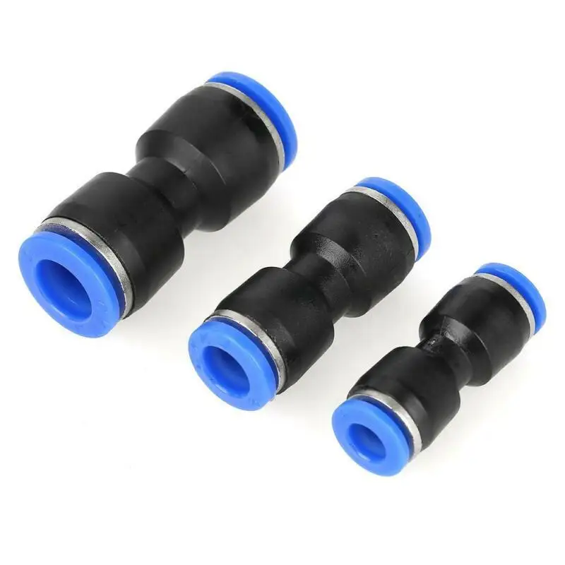 

30pcs Quick Release Straight Push Connectors Air Line Fittings 1/4 5/16 3/8 Tube