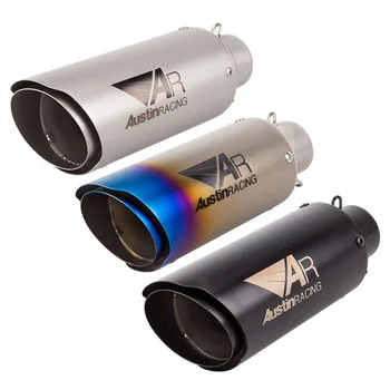 

Universal Motorcycle exhaust pipe muffler Akrapovic Yoshimura AR exhuast pipe with DB killer for Z900 GSXR1000RR DUKE690