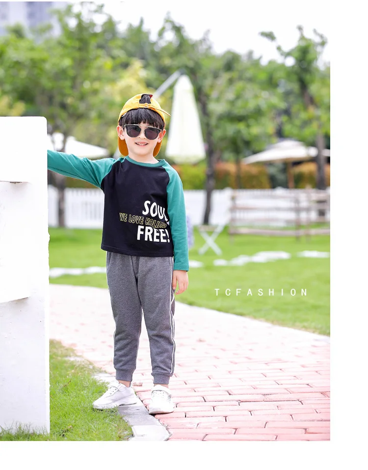 Boys pants autumn baby autumn sports pants autumn and winter loose casual pants children trousers