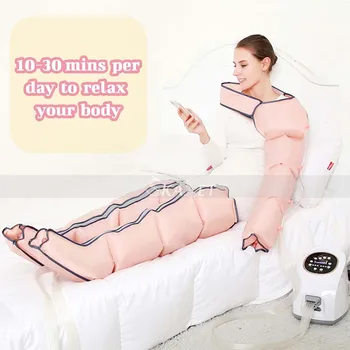 

Breathable Air Leg Massager Elderly Automatic Pneumatic Calf Massage Instrument Air Wave Therapy Gas Pressure Foot Machine