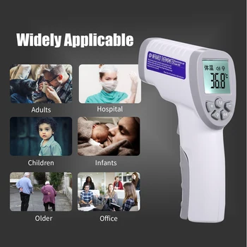

Non-contact Thermometer IR Infrared Infrared Forehead Thermometer Gun Digital Temperature Measurement