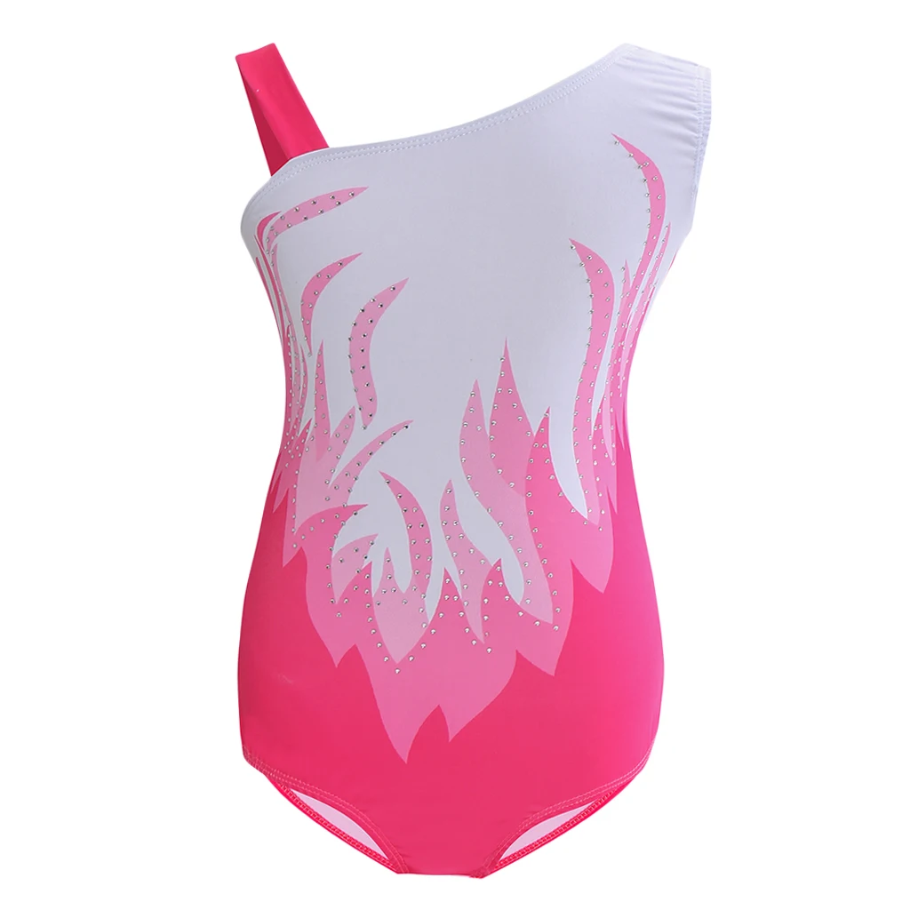 Pink 6 Гимнастическое трико для девочек; одежда для спортивных танцев; одежда для активного отдыха - Цвет: Pink 6