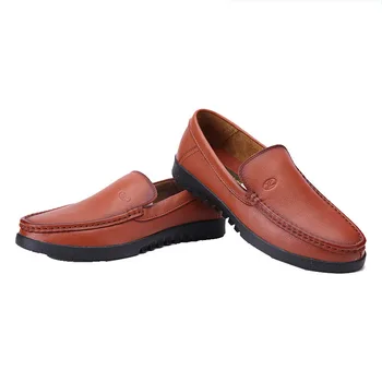 

shoes casual business one foot Doudou men's shoes round head soft sole soft surface one hair substitute single shoes