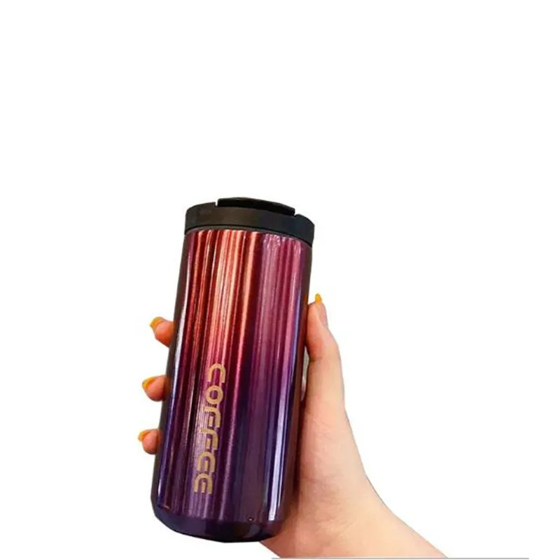 350ml/550ml Stainless Steel Insulated Coffee Mugs Double Wall Thermos Cups  Leakproof Travel Car Tumblers Vacuum Flask Termos - AliExpress