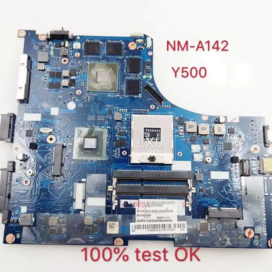 Ideal NM-A142 for lenovo Y500 laptop motherboard QIQY6 DDR3 100% test ok