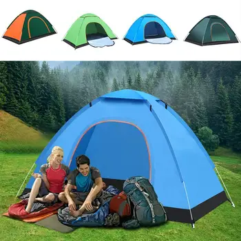 

Automatic Up Outdoor Family Camping Tent 1 2 3 Person Multiple Models Easy Open Camp Tents Ultralight Instant Shade Anti-UV