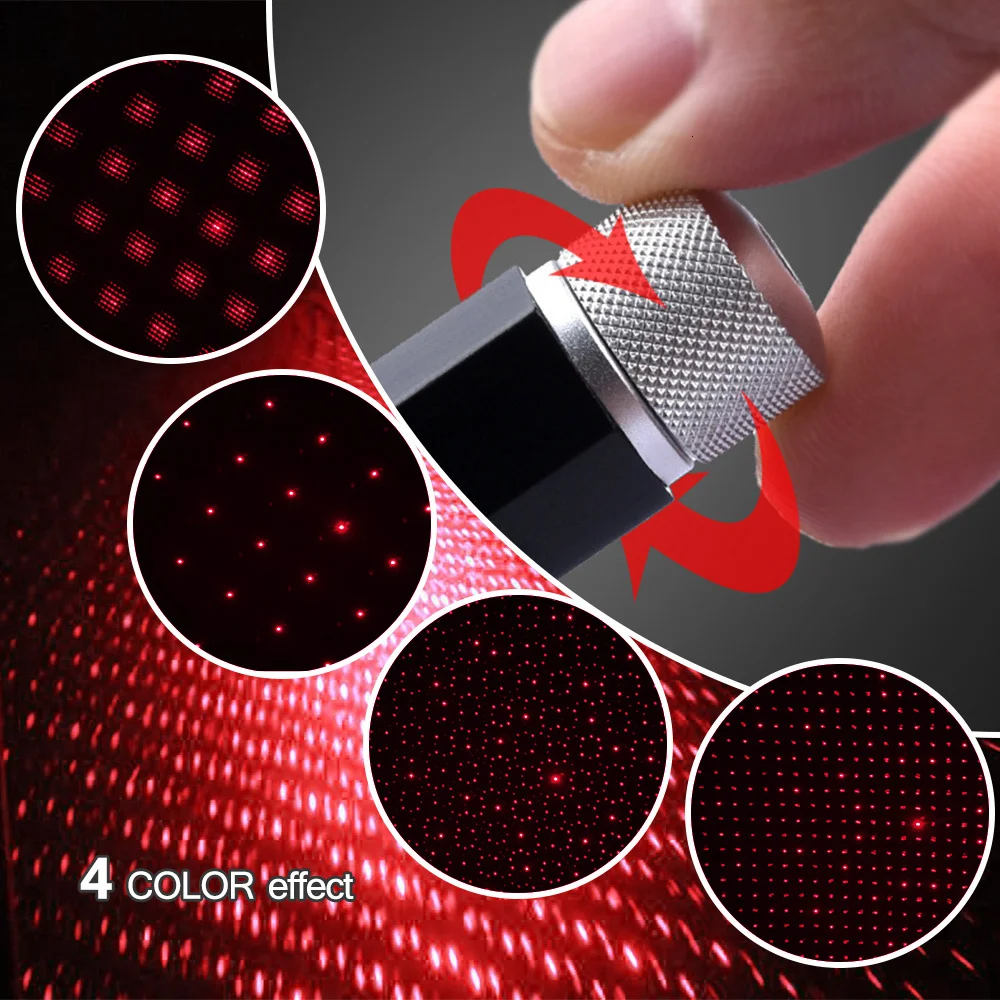 Mini Laser Light Led Star Car Laser Projector Projection Lamp Lights And Disco Effect DJ Night Lamp Stage Christmas Decoration