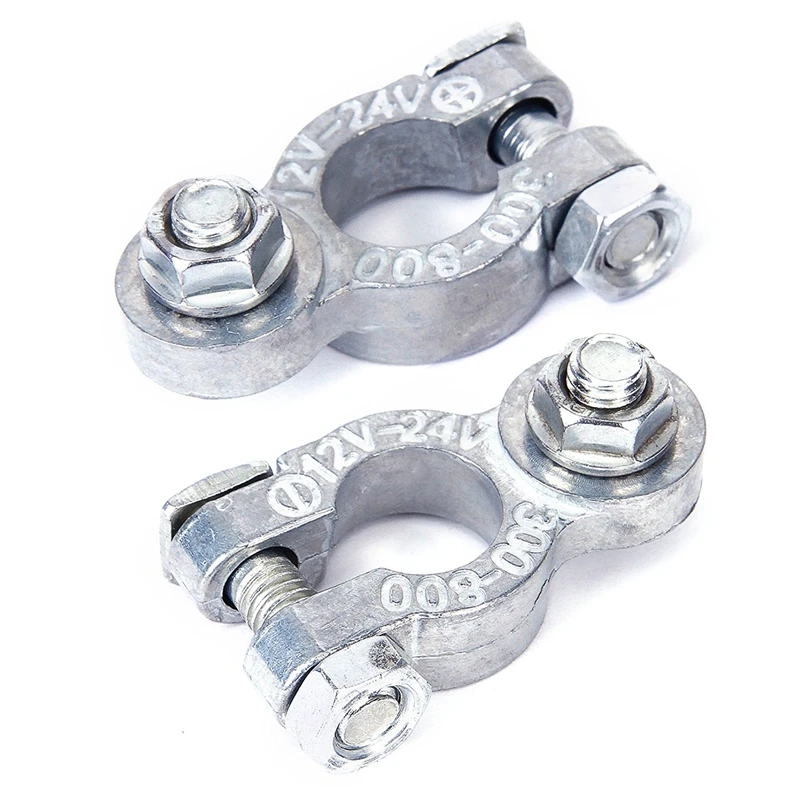2 Pcs Clamp connector Battery positive anode zinc terminal Automotive cargo |