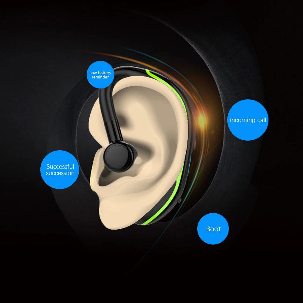 Wireless Earphones Bluetooth Headset Headphones for Samsung iPhone Handsfree
