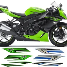 Мотоцикл для Kawasaki NinjaZX6R Ninja ZX6R 09-10-11 2009 2010 2011 полный комплект высокого качества наклейка