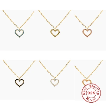 

100% Authentic 925 Silver Sterling Necklace collares mujer collier femme Pearl Necklace Fashion Pendant Chain Necklace Women