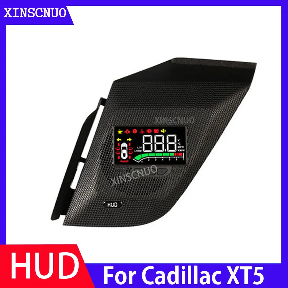 

Airborne computer OBD Car HUD Head Up Display For Cadillac XT5 2016 2017 2018 2019 Safe Drive OBD Speedometer Projector