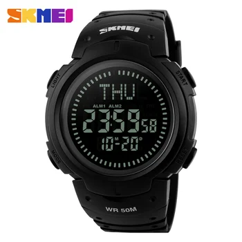 

SKMEI Multifunction Sport Digital Watch Men 5Bar Waterproof Countdown Alarm Outdoor Compass Clock Watches Hombre Reloj Montre