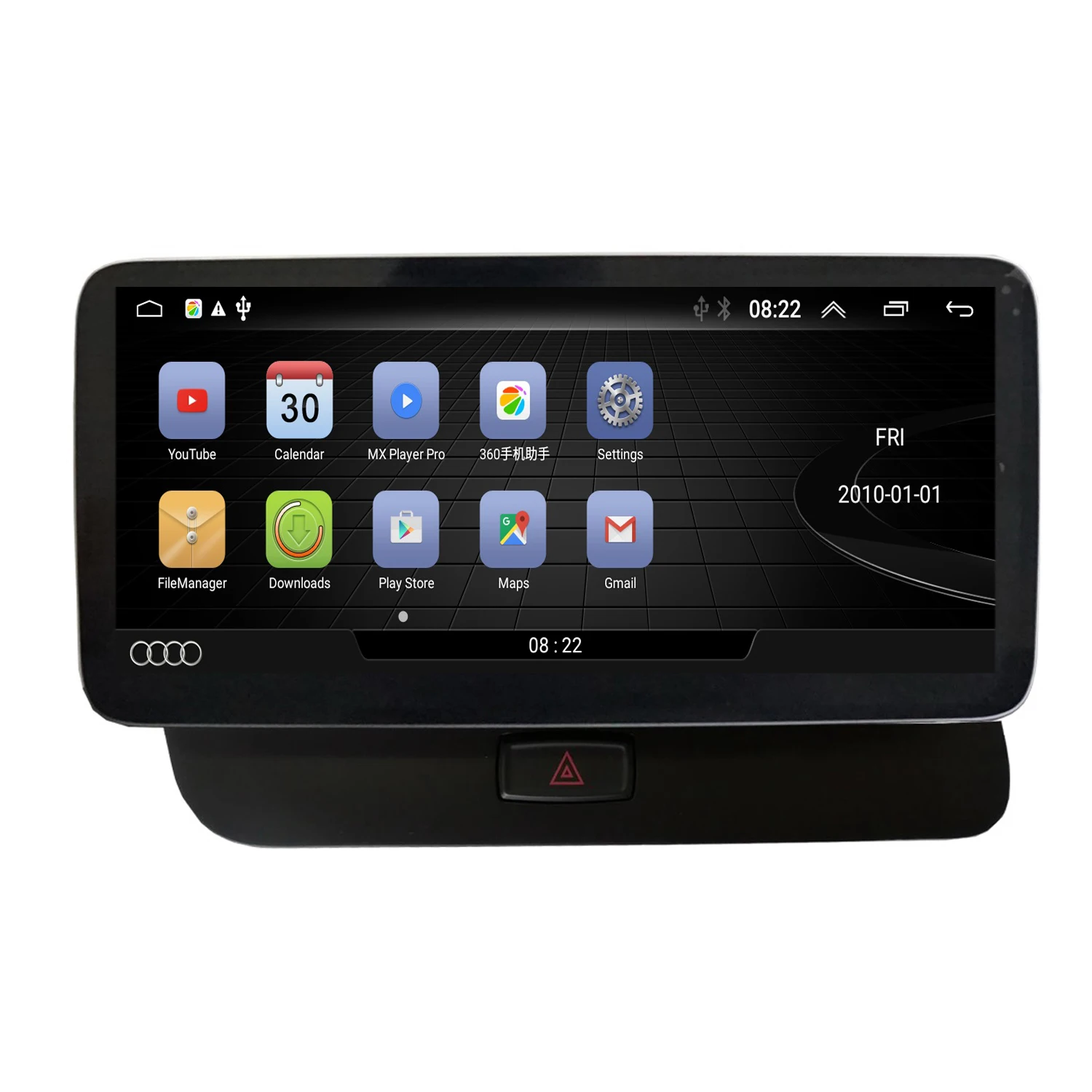 COIKA Система Android 9,0 Автомобильная головная установка gps для Audi Q5 2009- Google SWC BT WiFi мультимедийный проигрыватель 2+ 32 Гб ram ips сенсорный экран