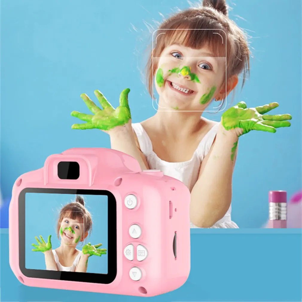 GM13 New Children's Camera Mini HD Digital Camera Children's Toy SLR Camera Cartoon Kids Digital Camera