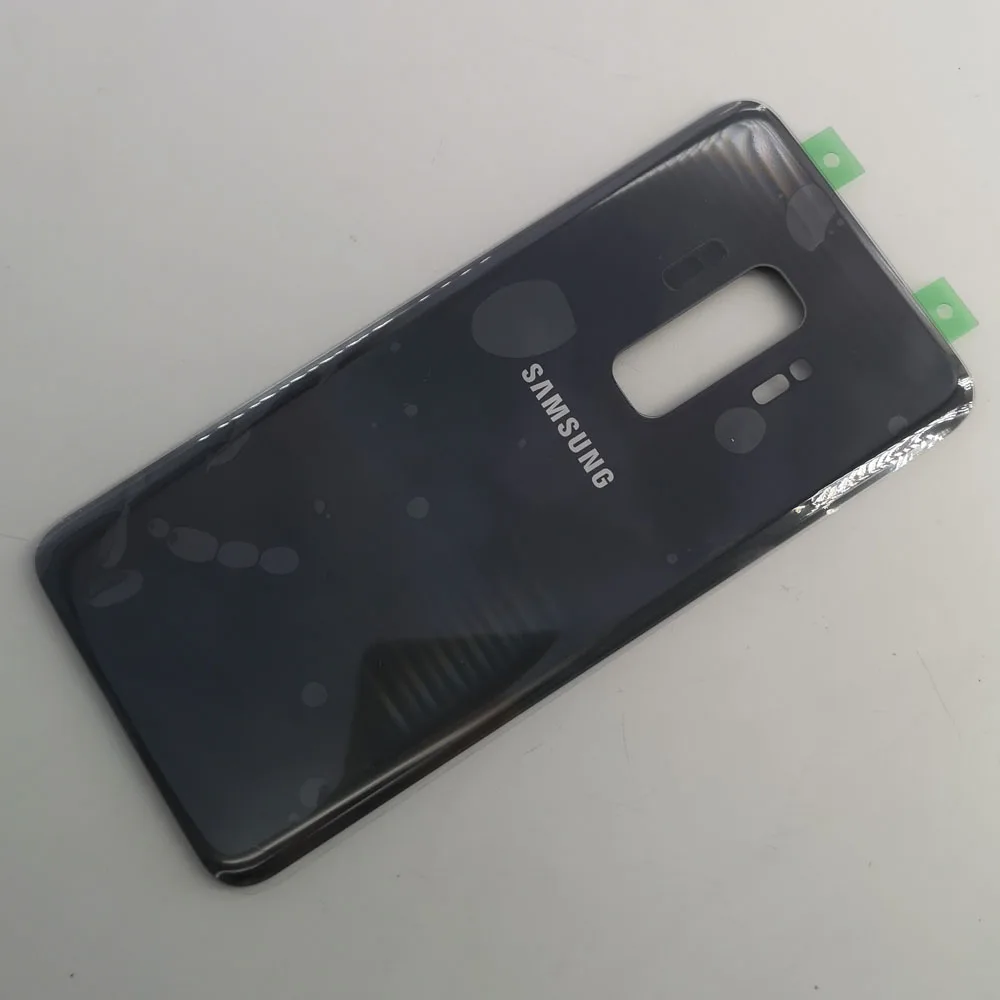Samsung s9plus задняя крышка батарейного отсека 3D стеклянный корпус крышка для samsung Galaxy S9 Plus G965F S9+ задняя дверь+ клейкая наклейка