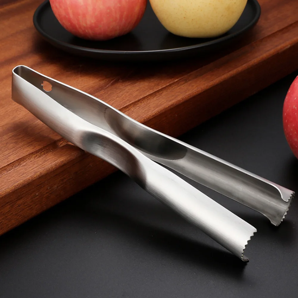 Pear Pitter Stainless Steel Handheld Vegetable Cutter Kitchen Gadgets Fruit Core Remover Quick Easy Twist Manual Tools Durable