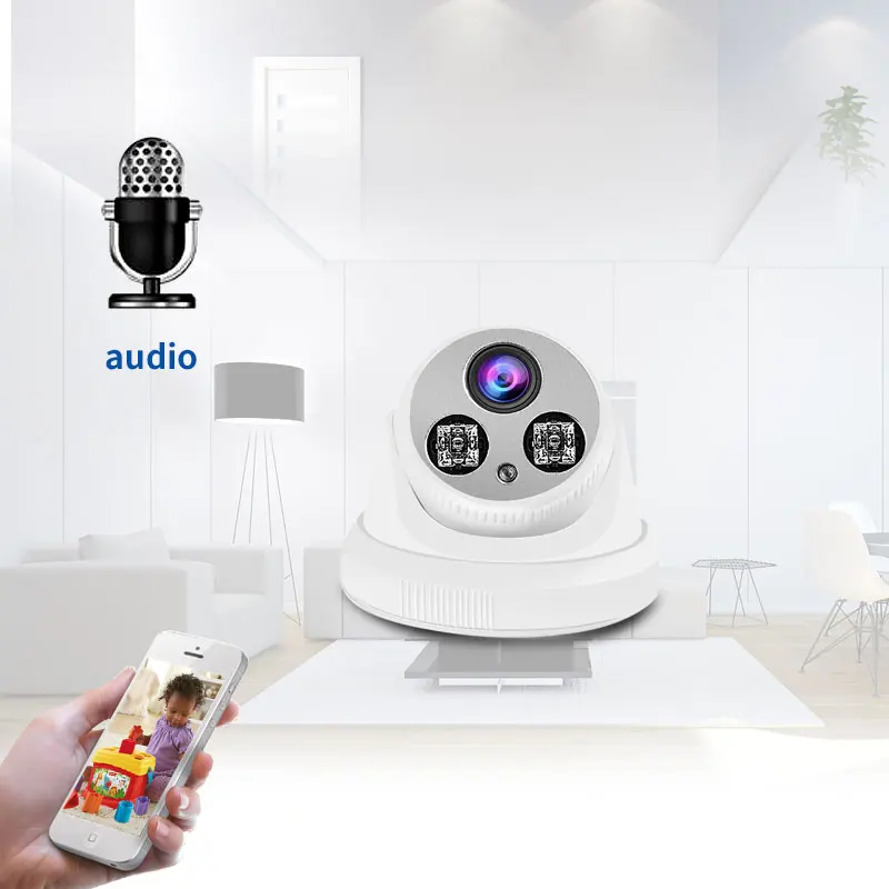 1080P 5MP Wifi IP камера ONVIF Беспроводная купольная камера Внутренняя SD карта аудио 5MP IP камера ночного видения 10m APP CamHi