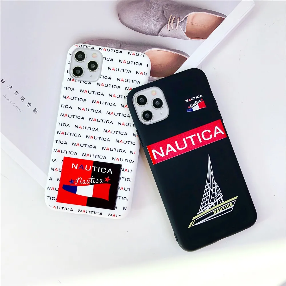 

Leisure brand soft case for iphone 11 pro x xs max xr 8 7 plus SE 2 matte silicone phone cover USA fashion Sports coque fundas