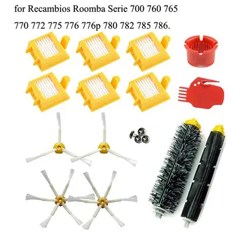 

For IRobot-Roomba Serie 700 760 765 Side Brush&Hepa Filters Bristle Brush household smart accessories for home cleaner brush