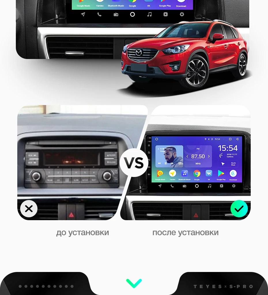 TEYES SPRO Штатное Головное устройство For Mazda CX-5 KE 2012 GPS Android 8.1 aвтомагнитола магнитола автомагнитолы Андроид для Мазда CX-5 1 поколение аксессуары штатная магнитола автомобильная мультимедиа