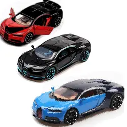 Гоночный автомобиль Technic серии синий Bugattied чугун строительные блоки совместимый технический супер выглаженный автомобиль игрушки для