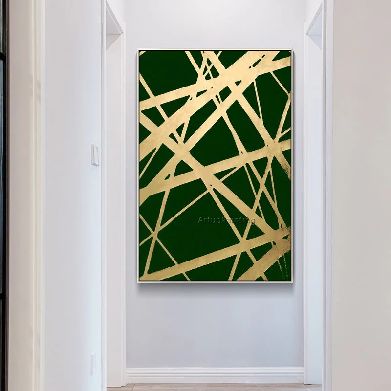 Геометрическая Картина на холсте картина по номерам акрил золото украшение