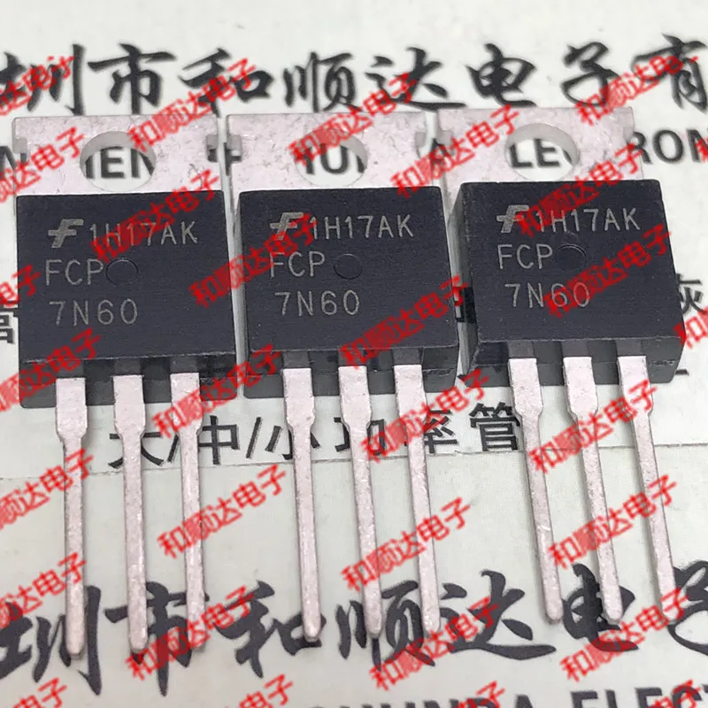 10 шт./лот FCP7N60 к-220 600V 7A пятно