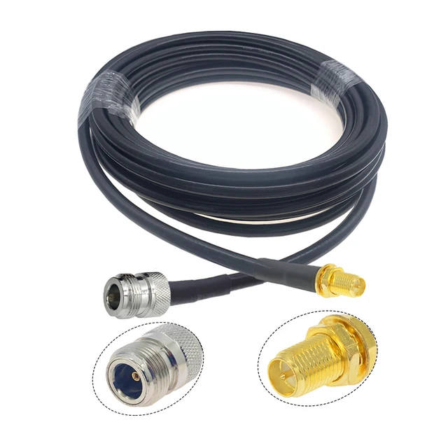 Collare Gatto Cavo Coassiale Jumper RG400 1 Metro PL259 Maschio-maschio - Per Antenne UHF, Alta Qualit&agrave; Cavo RF UHF 100cm