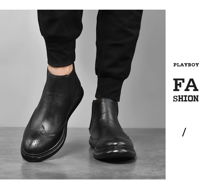 高帮布洛克黑_16