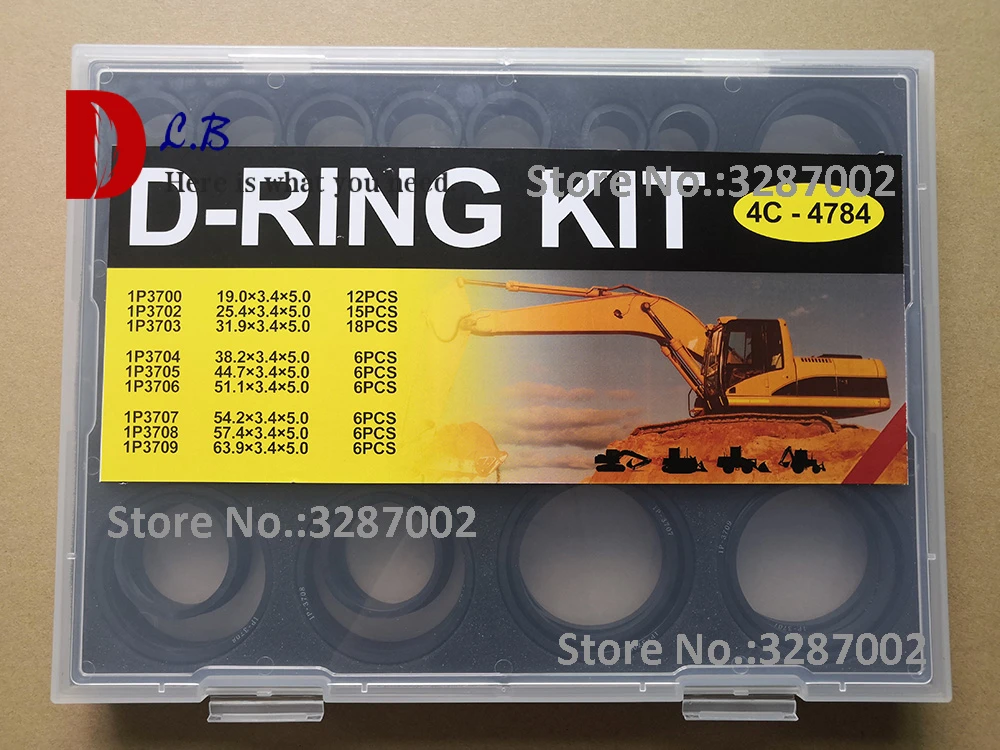 4c 4784 D Ring Kit O Ring Box For Cater Pillar Excavator Oil Seal Box 1p3700 1p3709 Dring Kit Washers Aliexpress