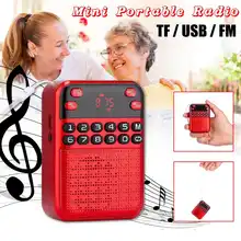 Портативный FM 70-108 МГц радио цифровой дисплей отключение питания памяти TF карта динамик MP3-плеер